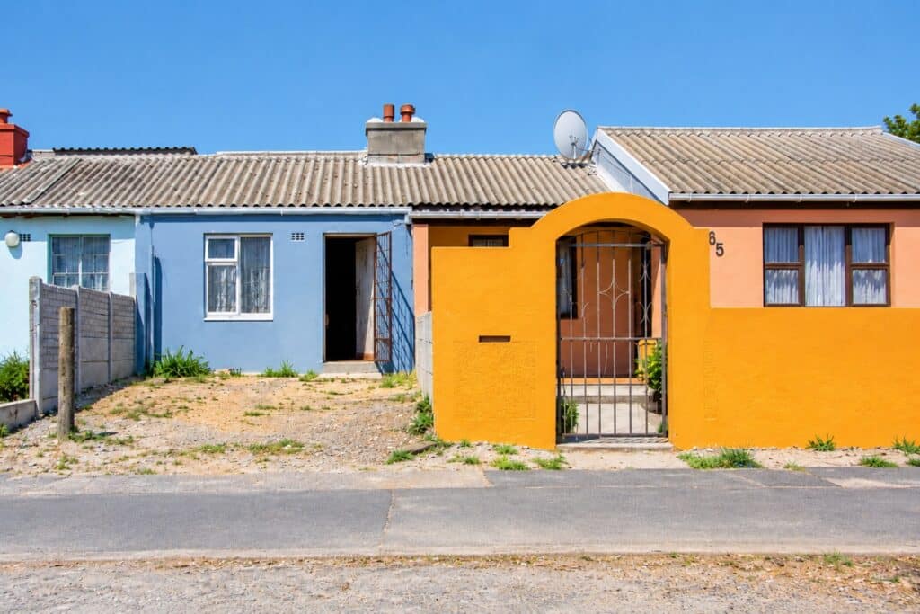 maisons RDP en Afrique du Sud