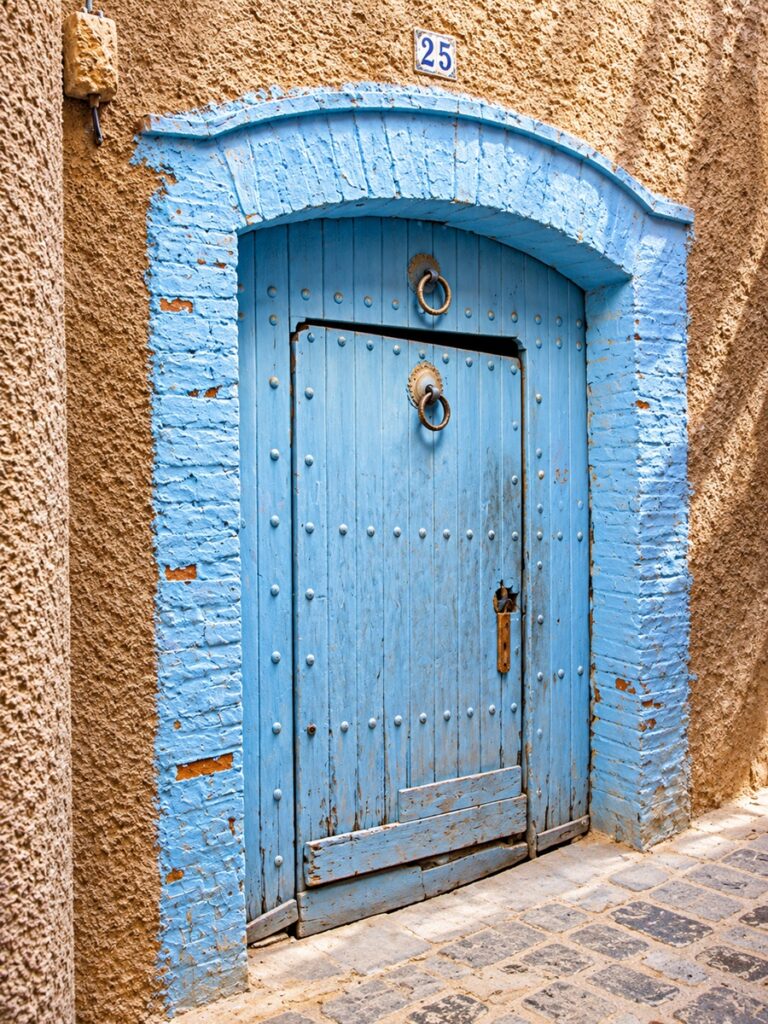 porte de maison traditionnelle à Tlemcen