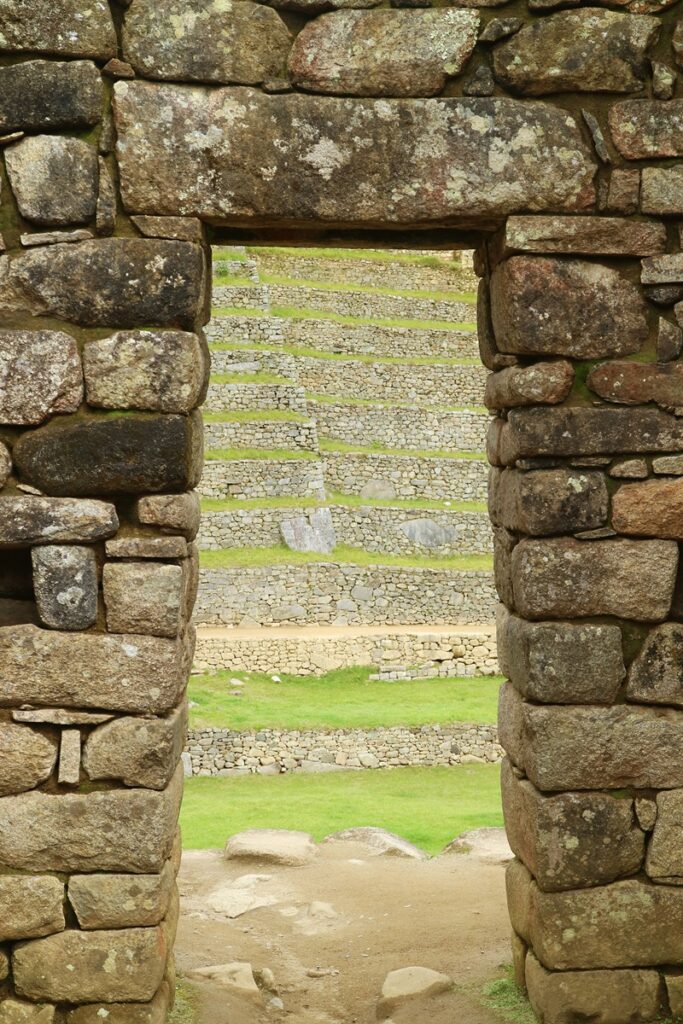 porte trapézoïdale au Machu Picchu