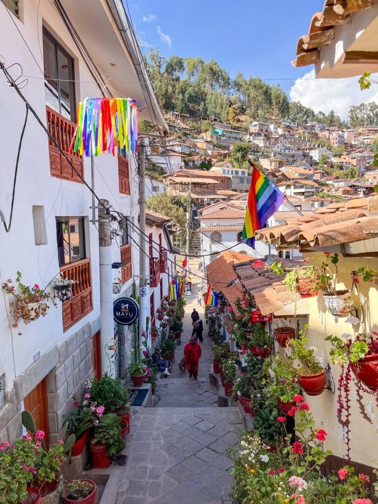 maisons coloniales quartier San Blas à Cusco